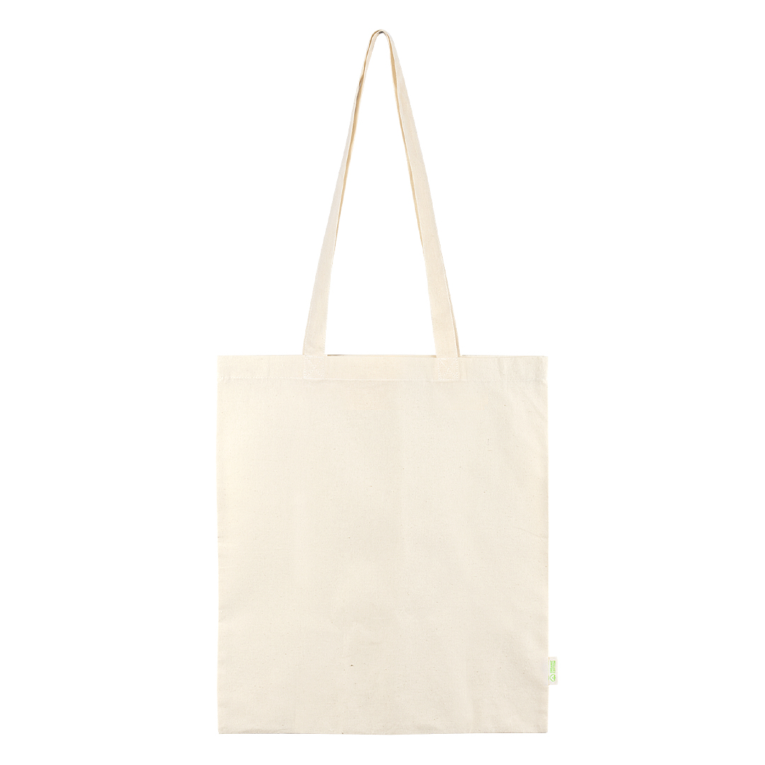 Organic cotton shopping bag, 150 g/m2